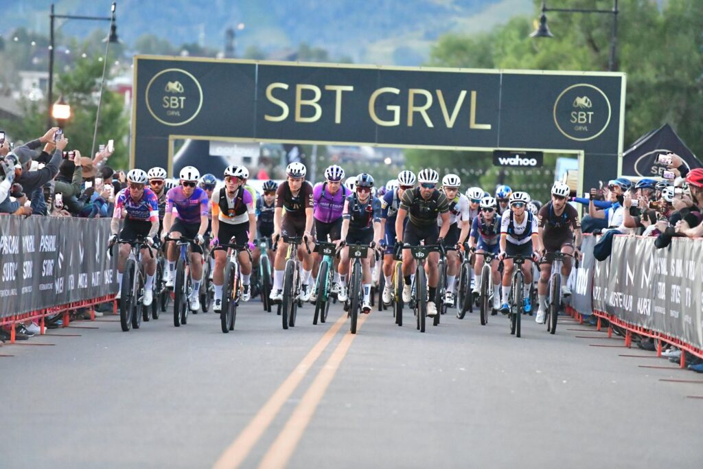 Steamboat Gravel Bike race starting line