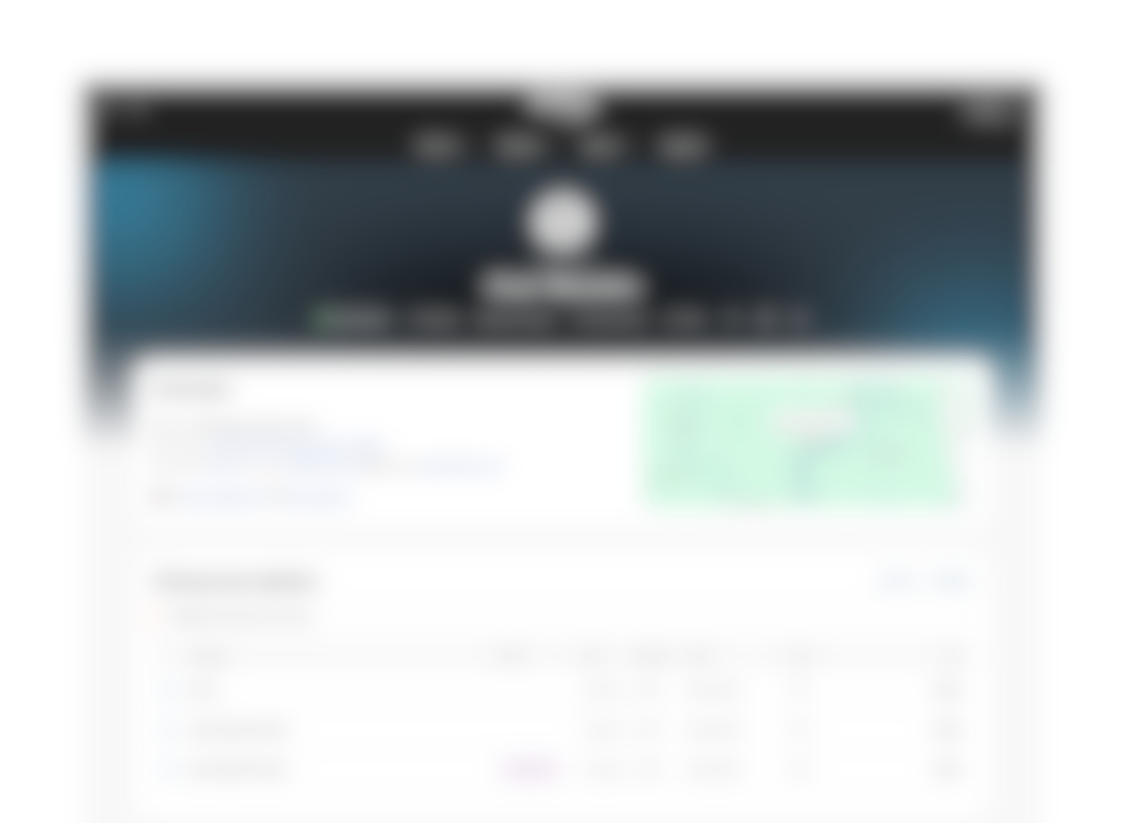 Blurred preview of the new athleteReg registration page design
