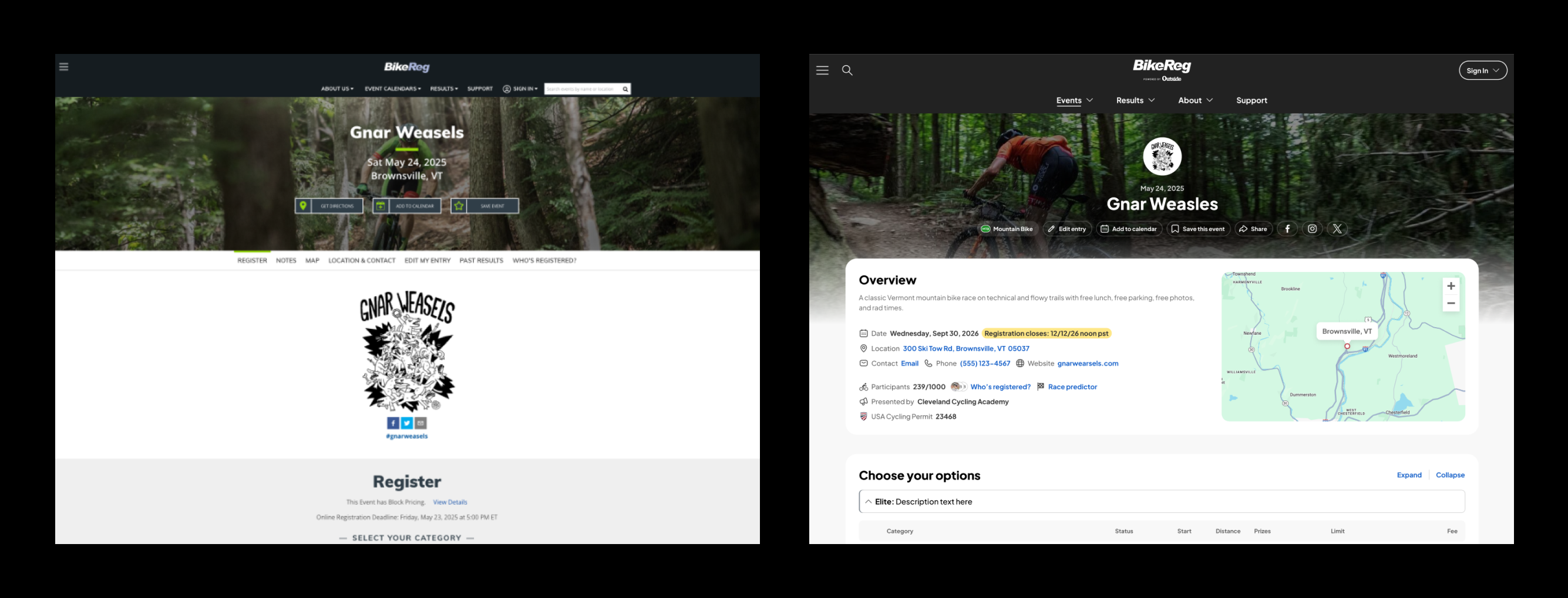 athleteReg new reg page before and after