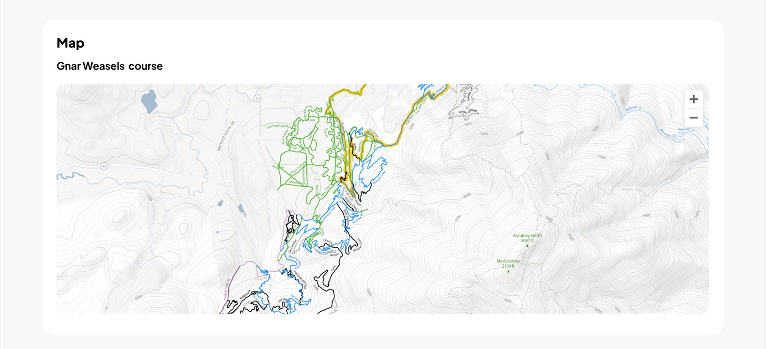 athleteReg Event Page Maps