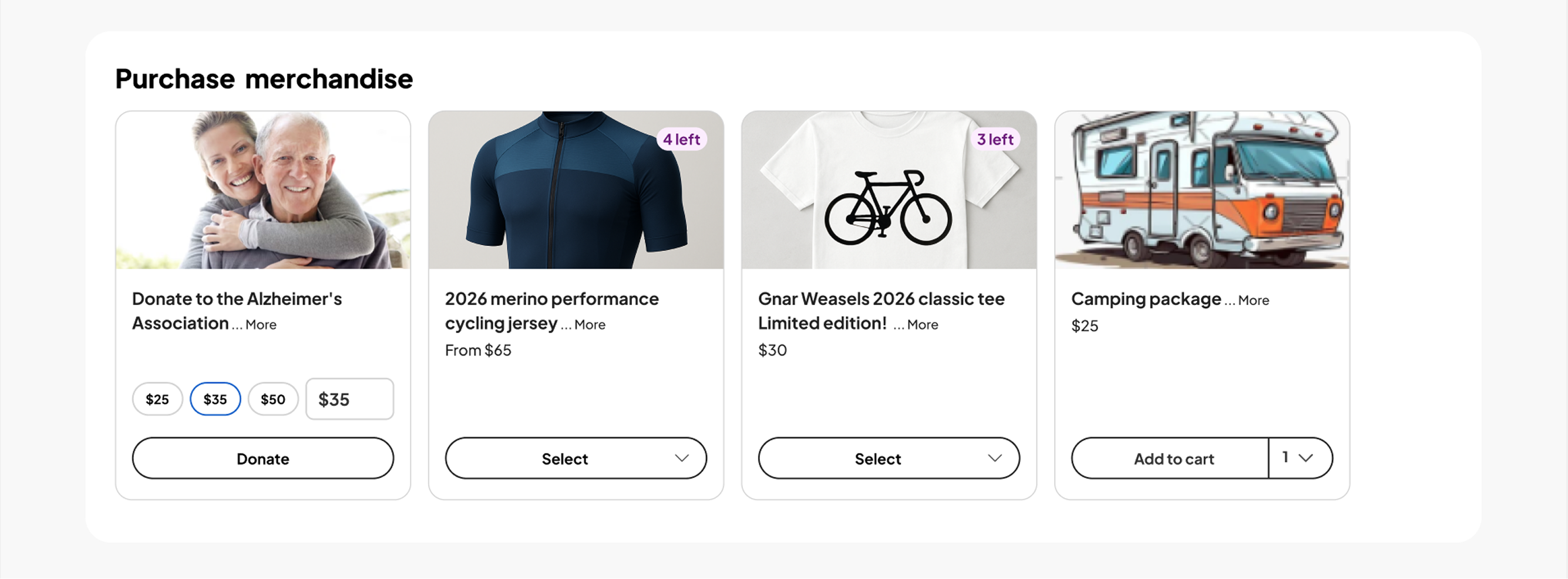 Event Merchandise Store